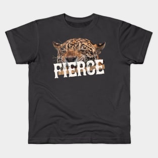 Fierce panthera onca big cat Kids T-Shirt